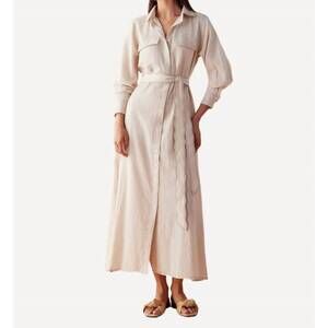 NEW OMIKA palma maxi dress in miso